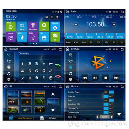 Special Car DVD Player for Old Mazda 6 (2009-2012), Auto-rear Viewing Function, Built-in TV Tuner